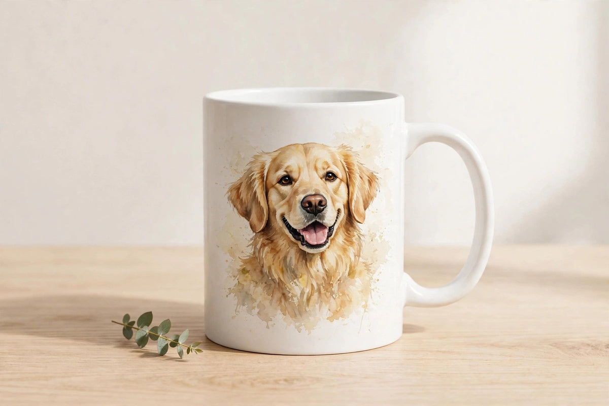 Custom pet portrait mug gift