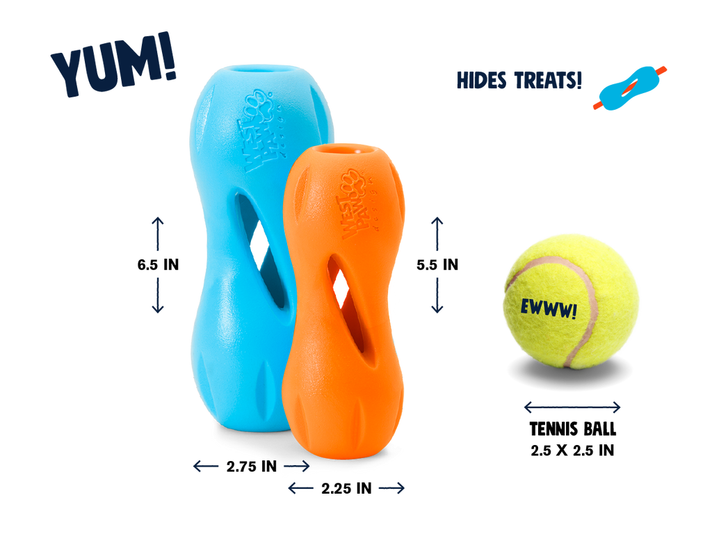 West Paw Qwizl Treat Toy for Tough Chewers, view 16