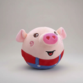 Interactive jumping pig ball toy for dogs and cats