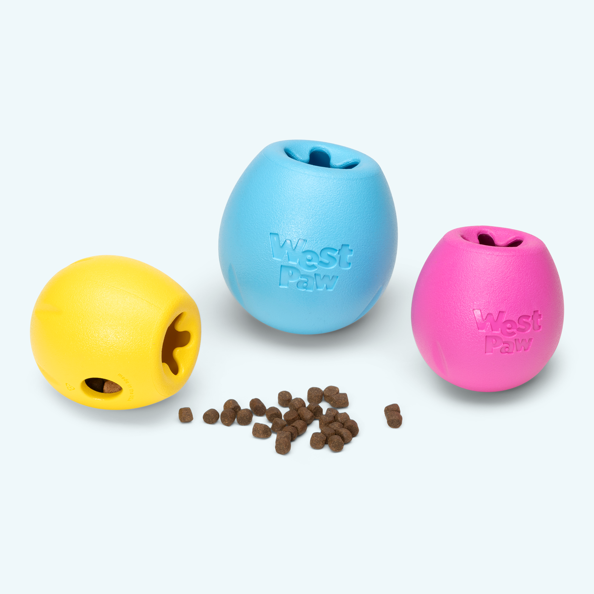 West Paw Rumbl Treat-Dispensing Puzzle Ball, view 2