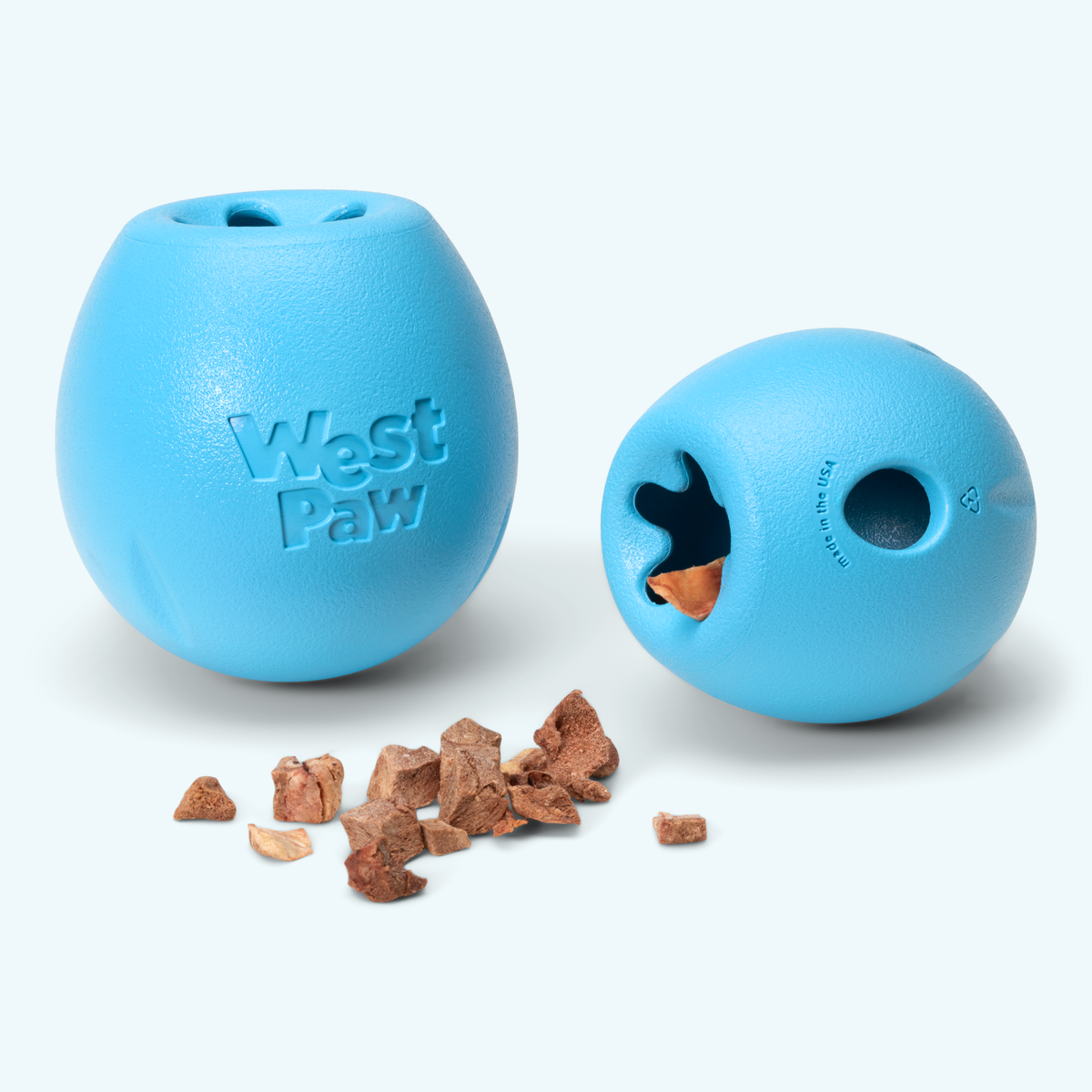 West Paw Rumbl Treat-Dispensing Puzzle Ball, view 4