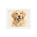 Custom watercolor pet portrait framed poster, view 2