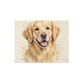 Custom watercolor pet portrait puzzle, view 2