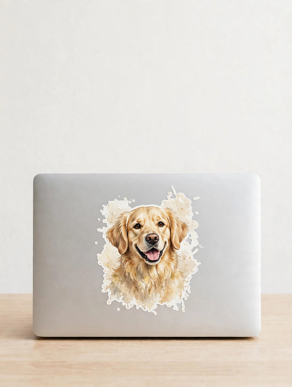 Custom watercolor pet portrait sticker