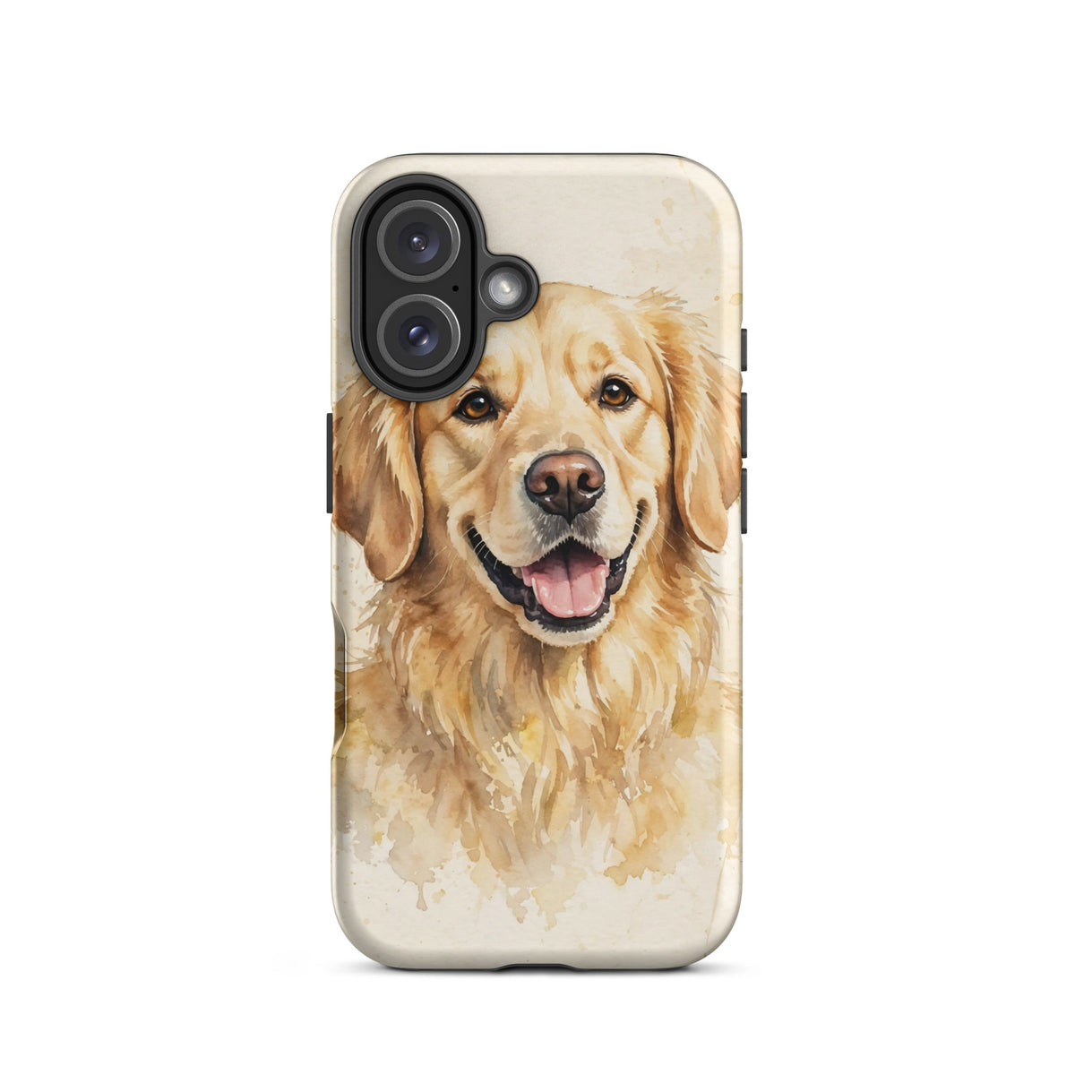 Custom watercolor pet portrait phone case, view 5