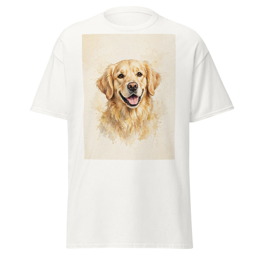 Custom watercolor pet portrait t-shirt, view 5