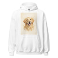 Custom watercolor pet portrait hoodie, view 2